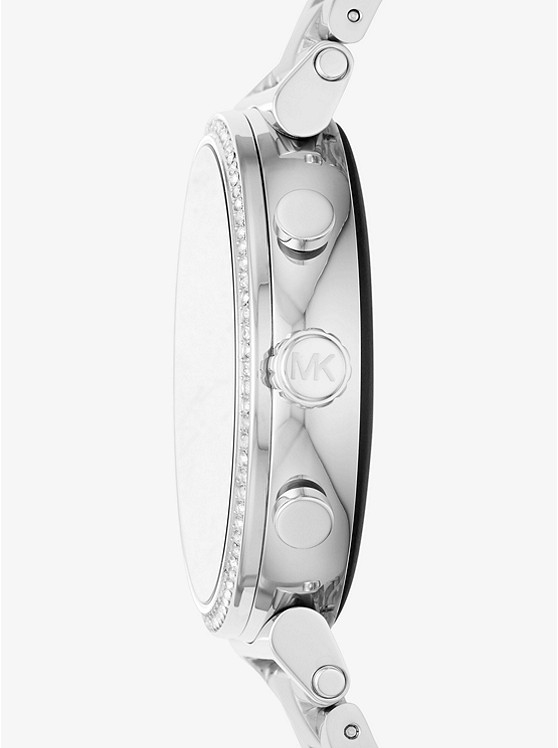 Каталог Sofie Heart Rate Silver-Tone Smartwatch от магазина Michael Kors