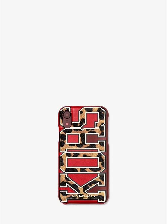 Каталог Leopard  кожаный чехол для телефона с логотипом для iphone xr от магазина Michael Kors