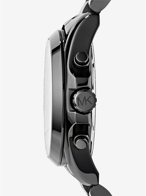 Каталог Oversized Bradshaw Black-Tone Watch от магазина Michael Kors