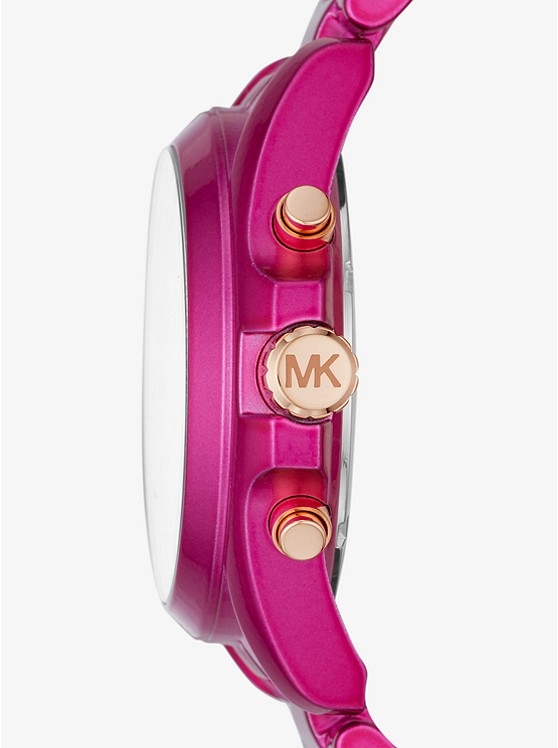 Каталог Oversized Bradshaw Pink Coated Watch от магазина Michael Kors