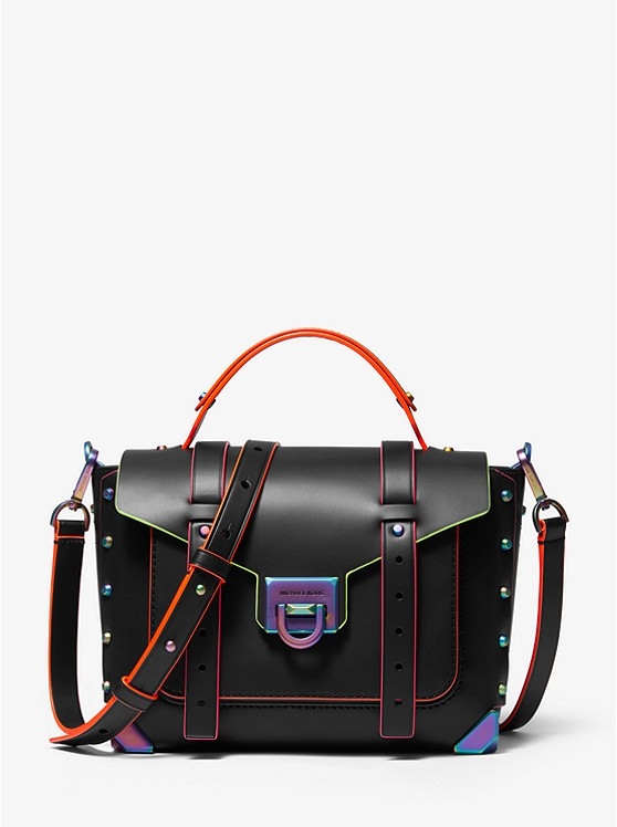 Каталог Кожаная сумка-портфель  Manhattan среднего размера  от магазина Michael Kors