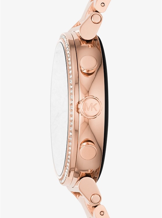 Каталог Sofie Heart Rate Rose Gold-Tone Smartwatch от магазина Michael Kors