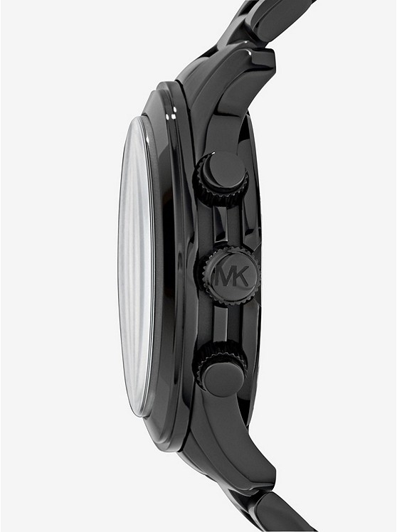 Каталог Oversized Runway Black-Tone Watch от магазина Michael Kors
